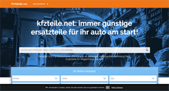 Desktop Screenshot of kfzteile.net